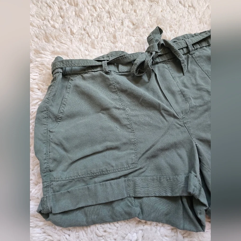 Aerie Women's Green Flowy Shorts